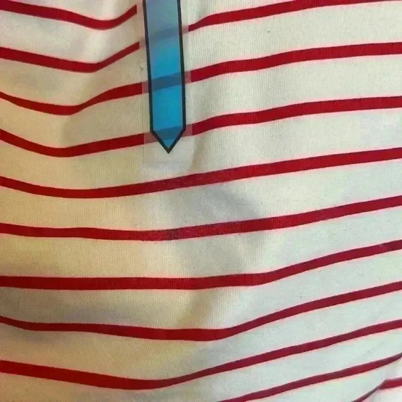 Vince Camuto Red and White Striped One Piece - Picture 6 of 11